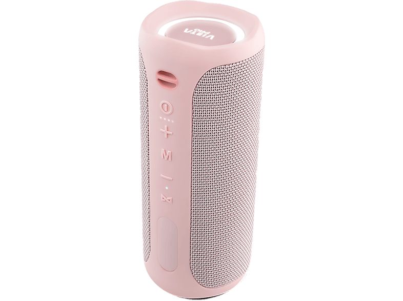 REACONDICIONADO Seminuevo Muy bueno Altavoz inalámbrico - Vieta Pro Party, 40 W, True Wireless, 10 hs, IPX 7, Micrófono, Rosa