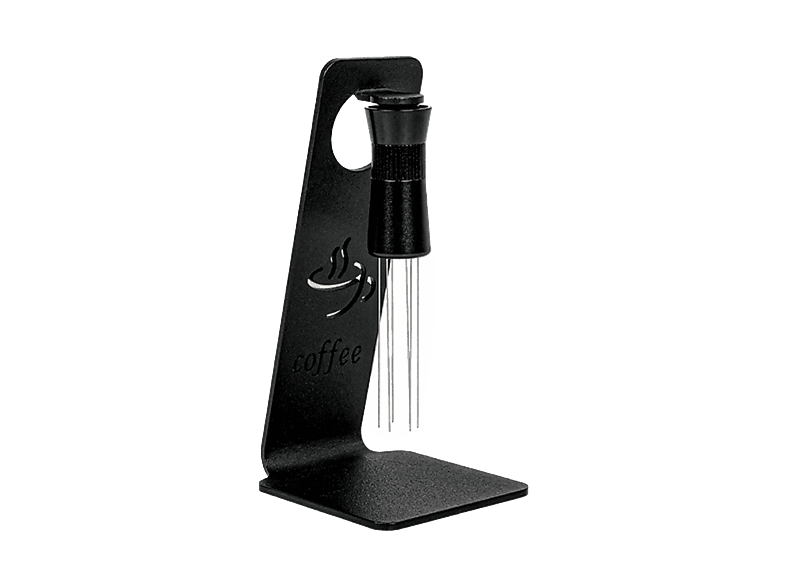 Accesorio cafetera - Cecotec Baristeo Stand Needle, Soporte magnético, 6 agujas de acero inoxidable, barista, Negro