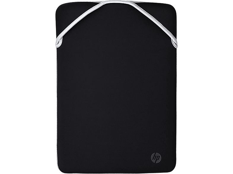 REACONDICIONADO Seminuevo Muy bueno Funda portátil - HP 2F2J1AA, Para de 14", 35.56 cm, Universal, Reversible, Neopreno, Negro y plata